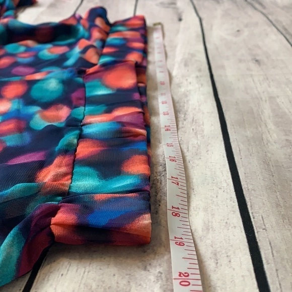 Bar III Printed Swim Cover Up Sheer Pants - Picture 9 of 12